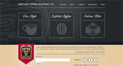 Desktop Screenshot of heritagecoffee.com